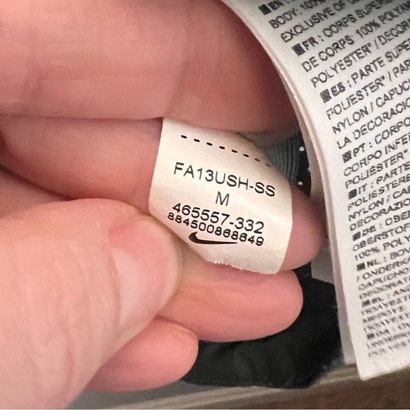 Nike Vapor Running Full Zip Jacket Size M Removable Hood Mint Green/Gray - Picture 5 of 7